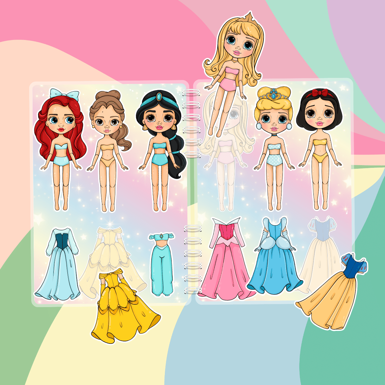 Knygų rinkinys "Princesės" - Image 7